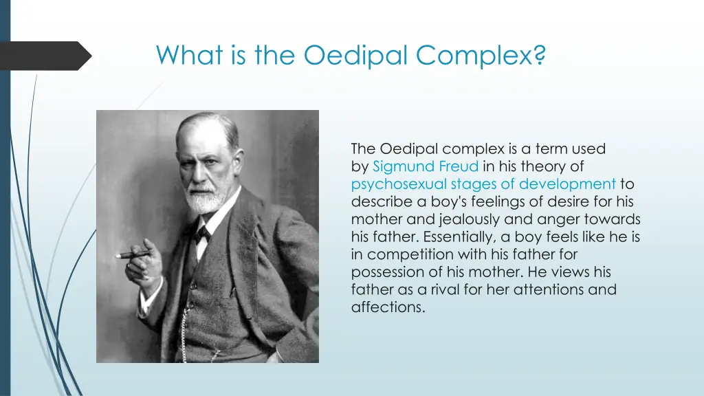 what is the oedipal complex
