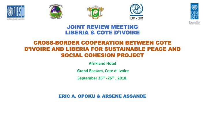 joint review meeting joint review meeting liberia