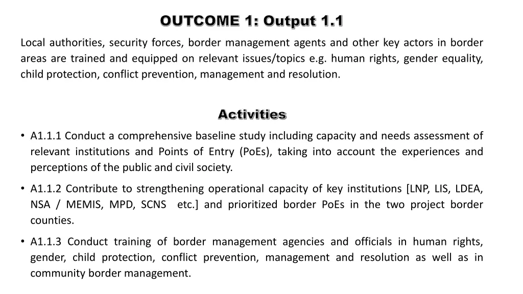 outcome 1 output 1 1 outcome 1 output 1 1