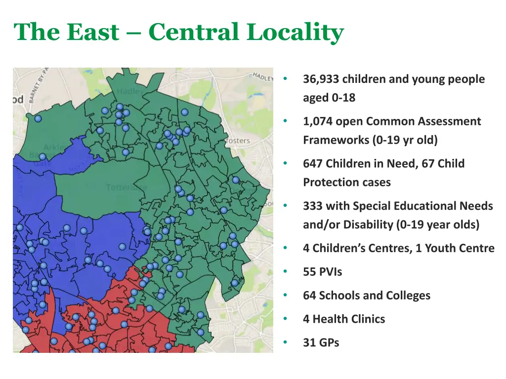 the east central locality