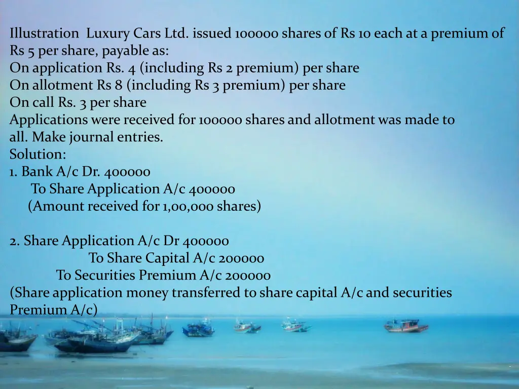 illustration luxury cars ltd issued 100000 shares