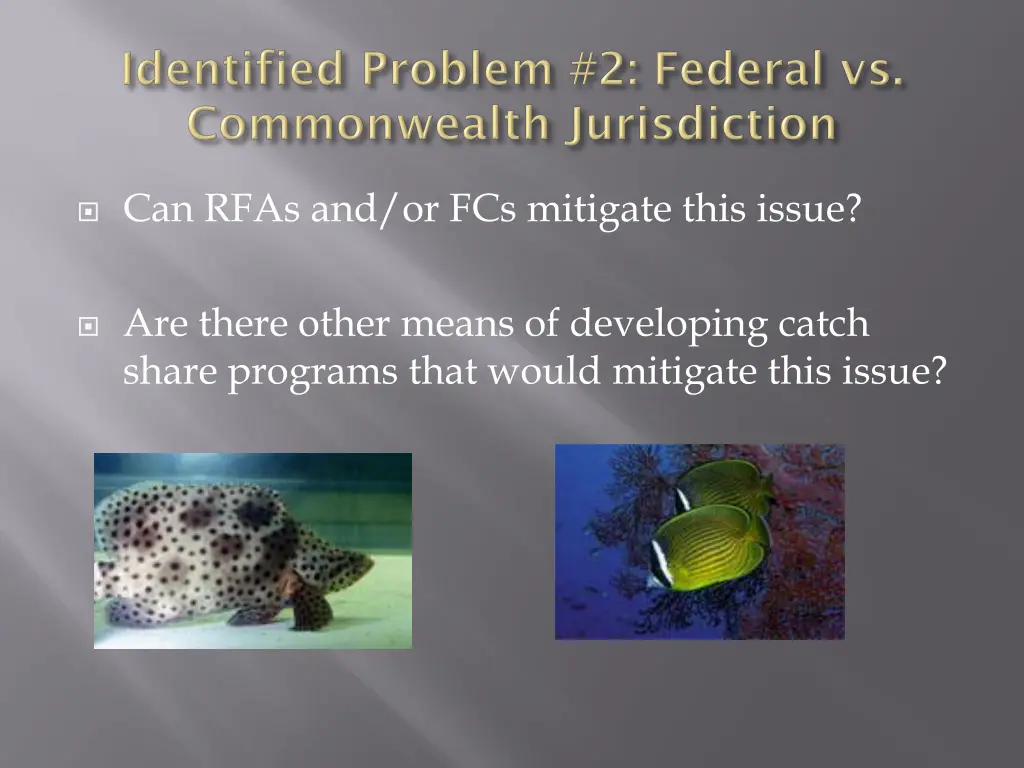 can rfas and or fcs mitigate this issue