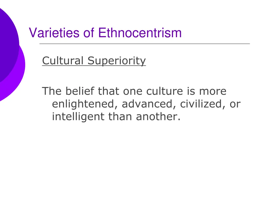 varieties of ethnocentrism 2