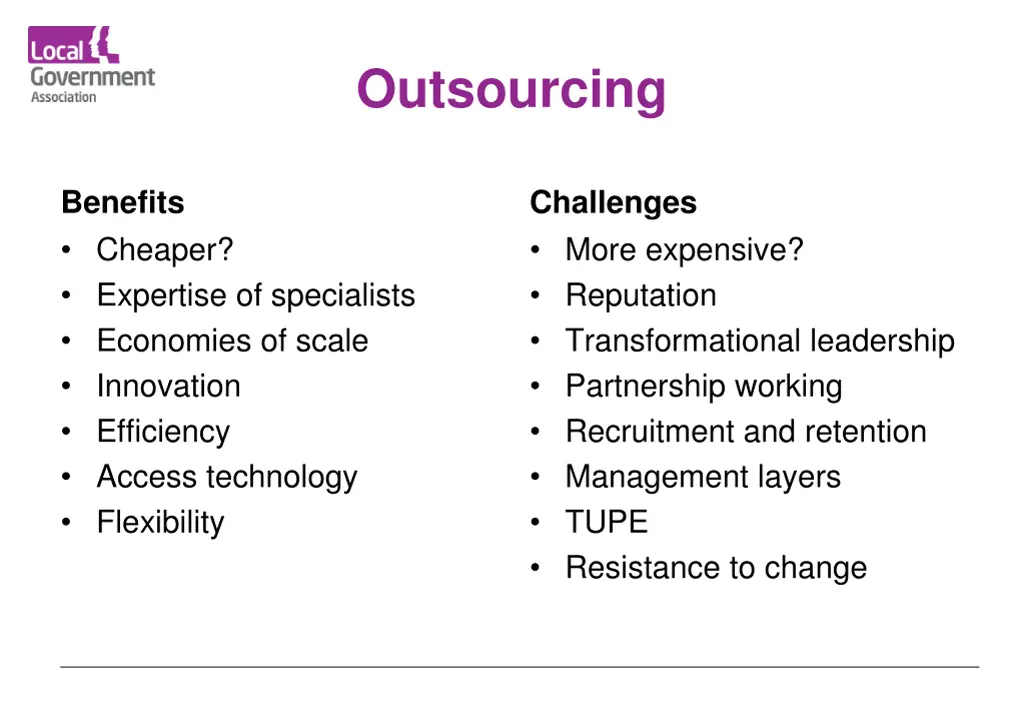 outsourcing