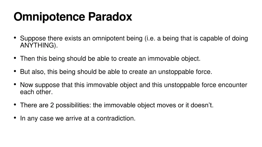 omnipotence paradox
