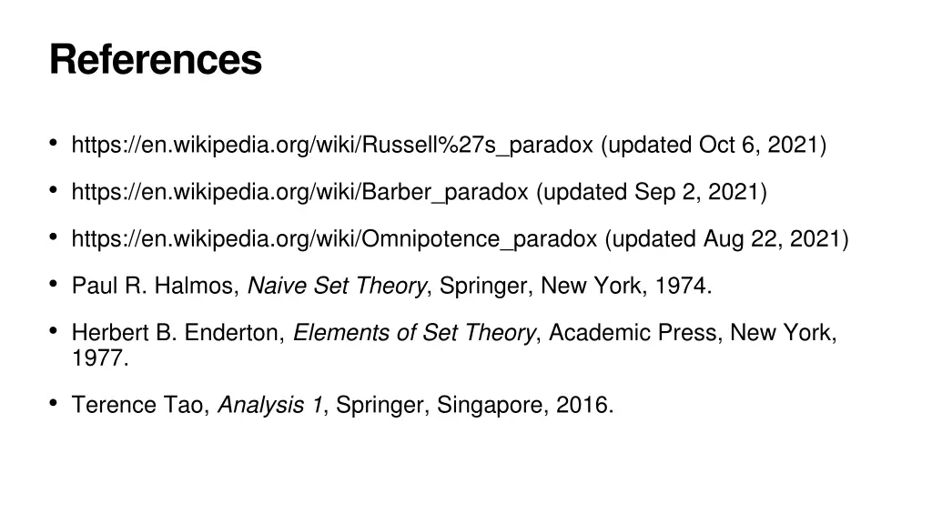 references