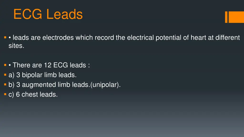 ecg leads