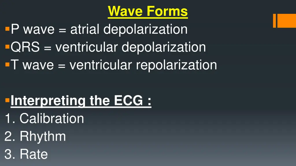 wave forms