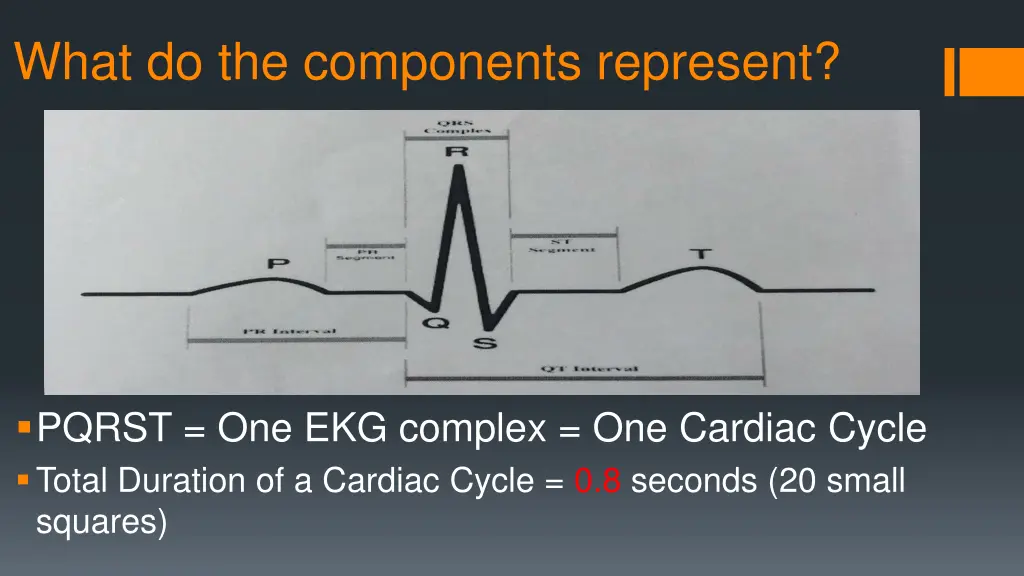 what do the components represent