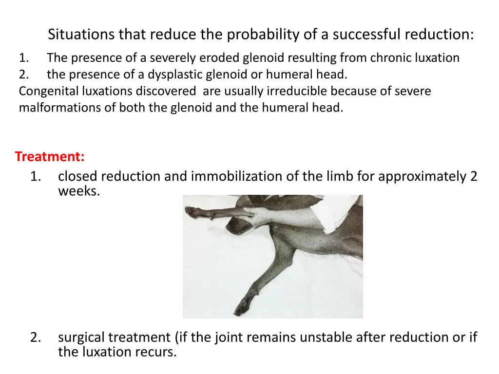situations that reduce the probability