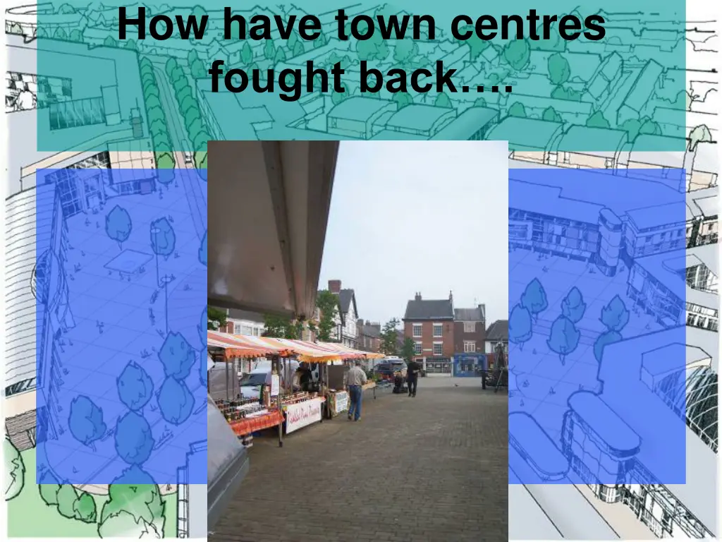 how have town centres fought back
