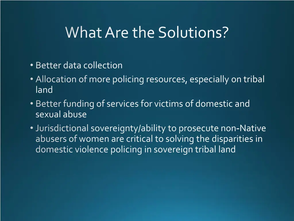 what are the solutions