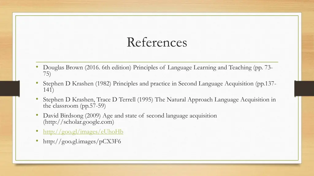 references