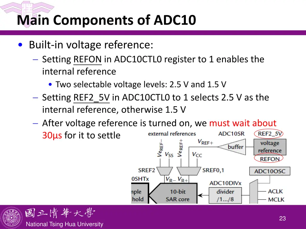 main components of adc10 2