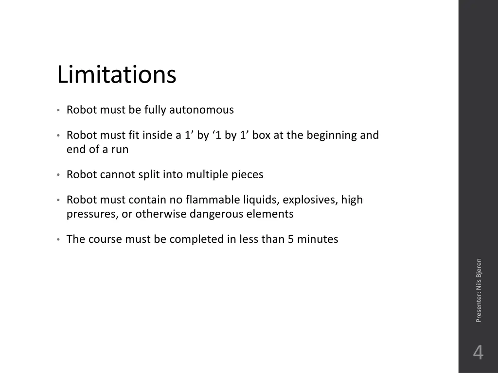 limitations