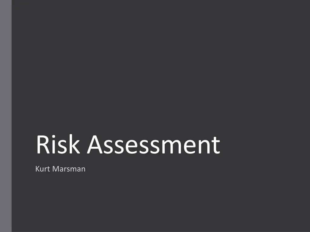 risk assessment