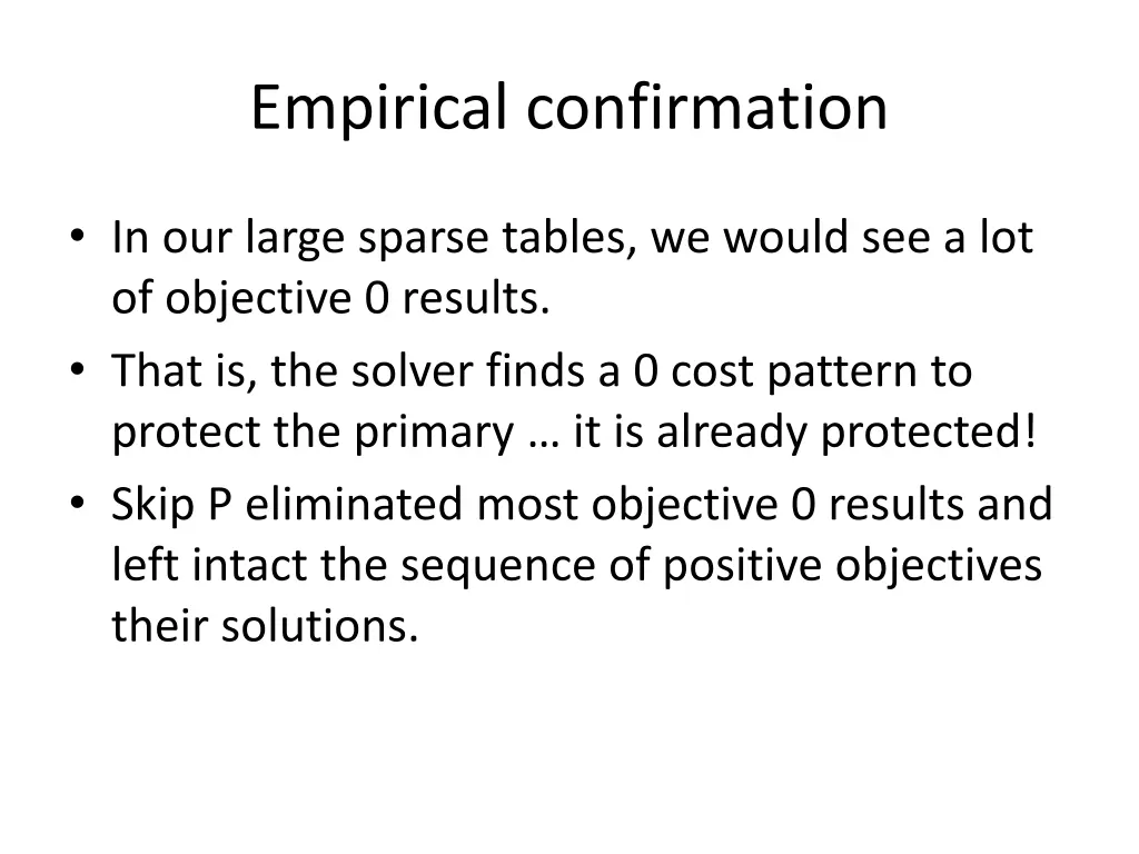 empirical confirmation