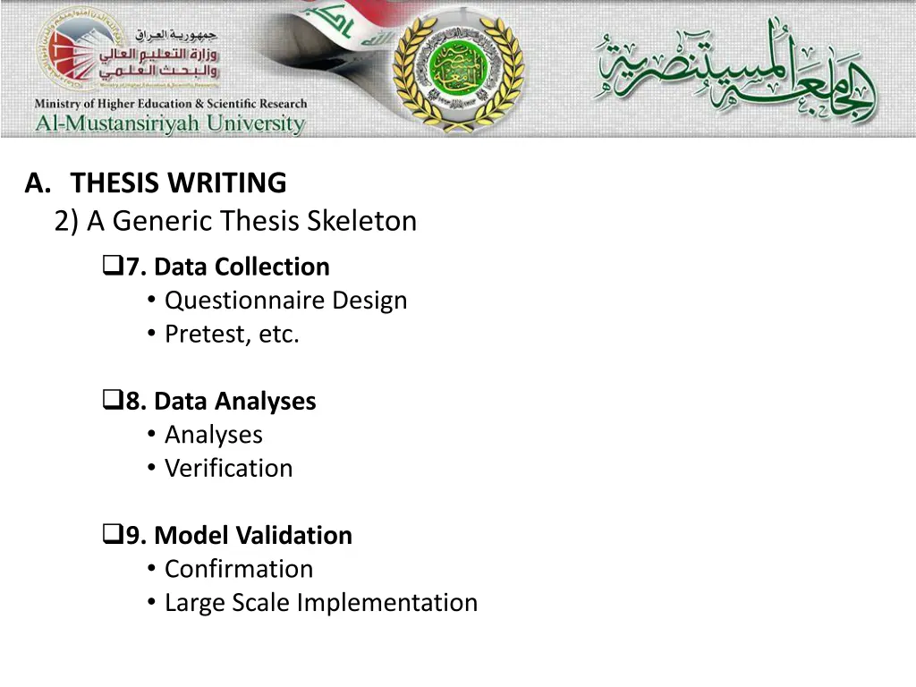 a thesis writing 2 a generic thesis skeleton 1