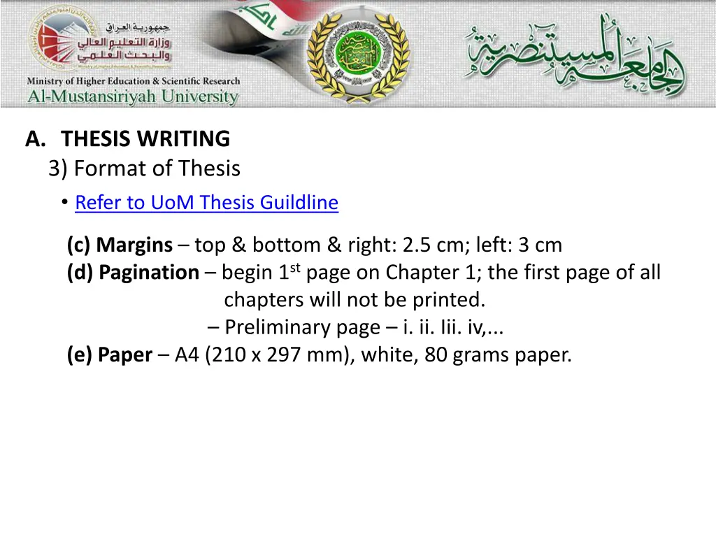 a thesis writing 3 format of thesis refer 1