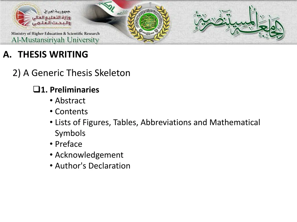 a thesis writing 4