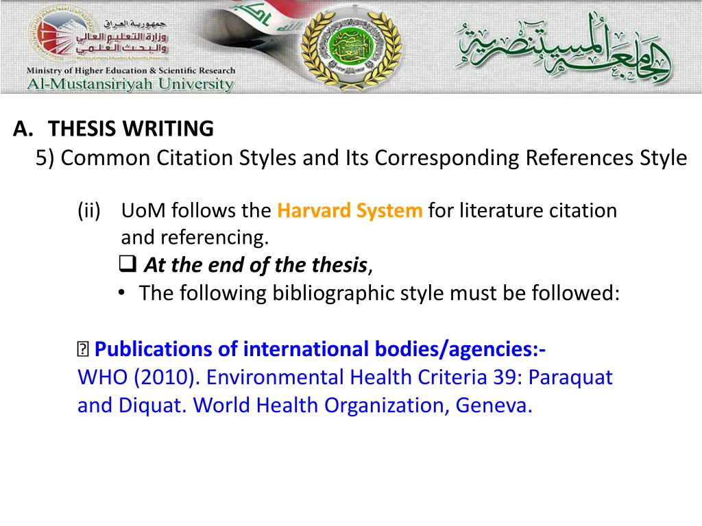 a thesis writing 5 common citation styles 4