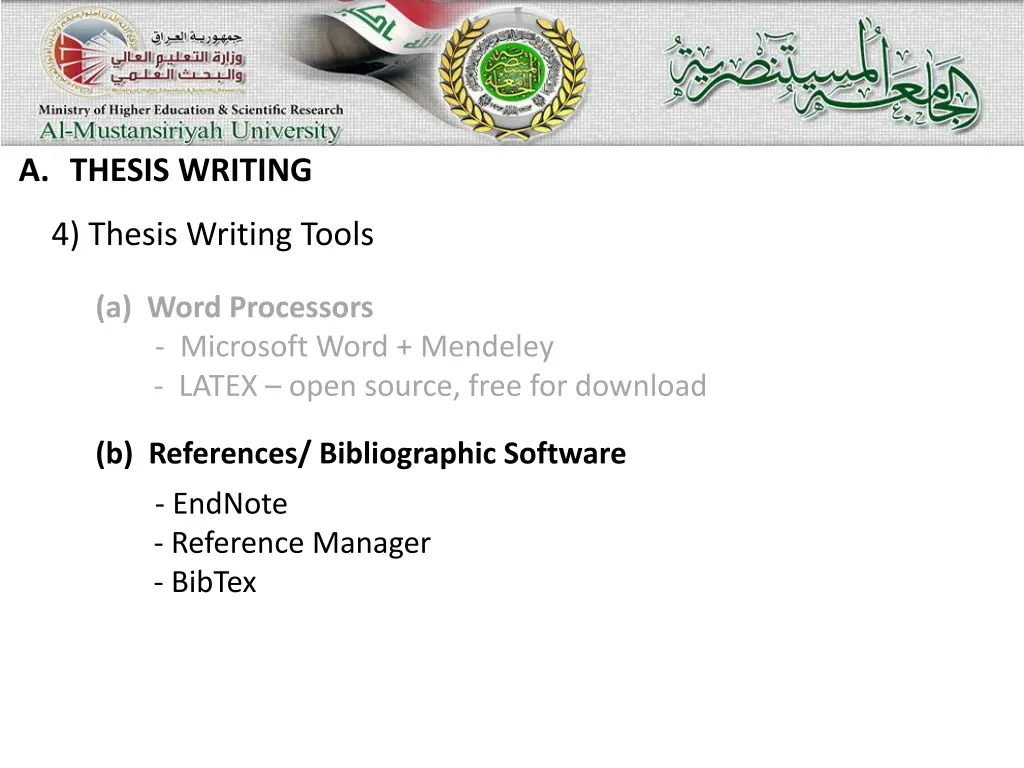a thesis writing 6