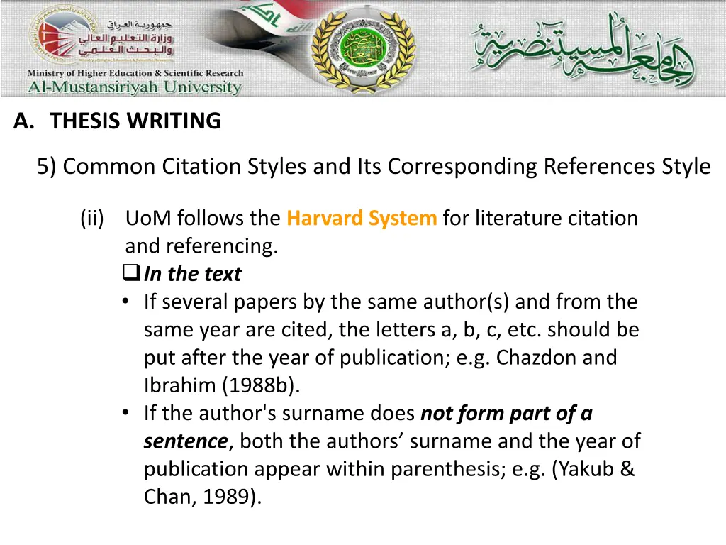 a thesis writing 9