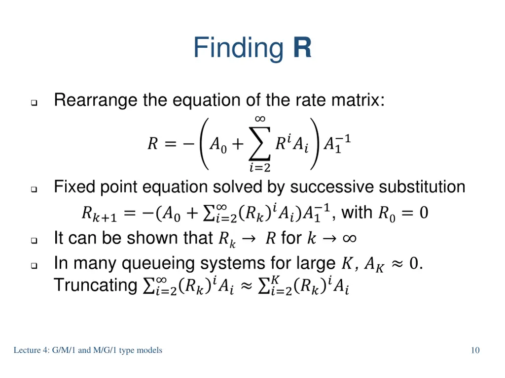 finding r