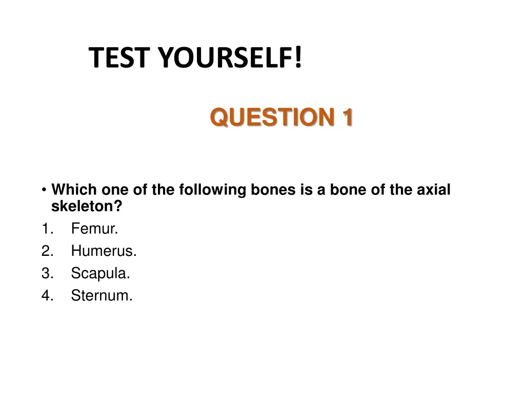 test yourself