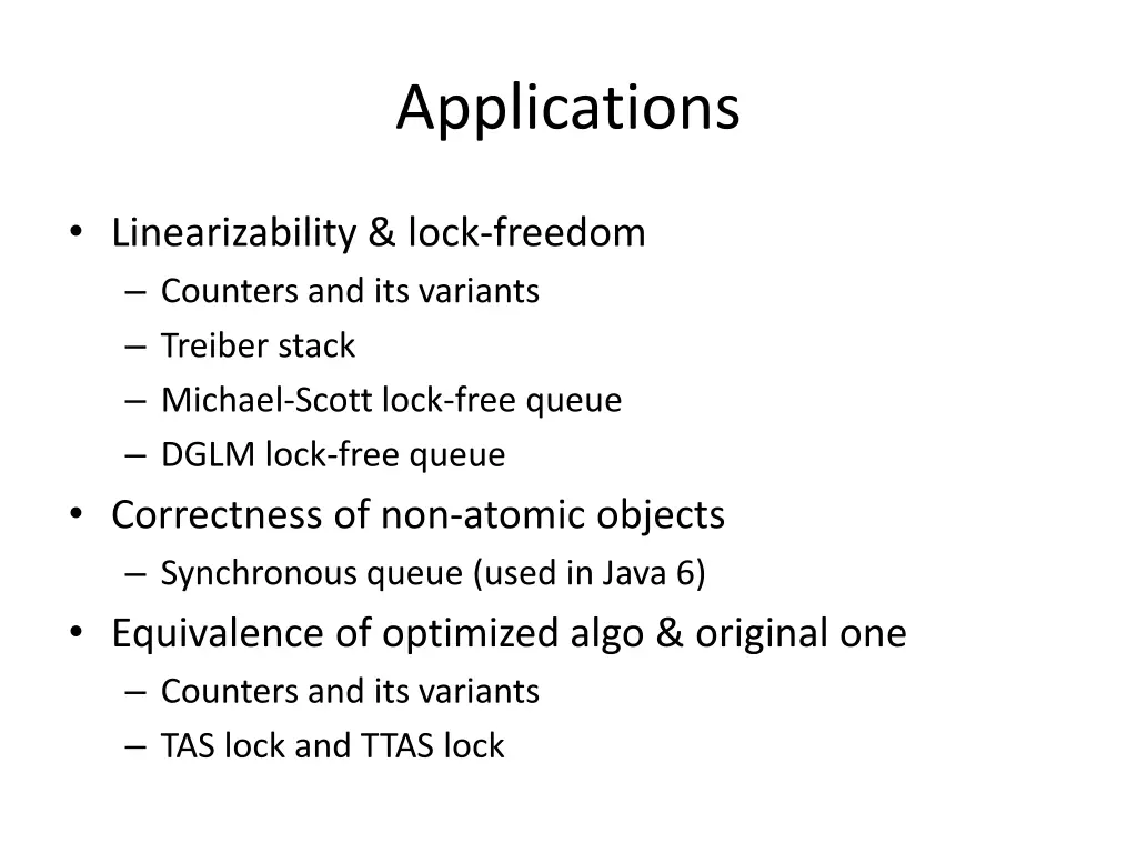 applications