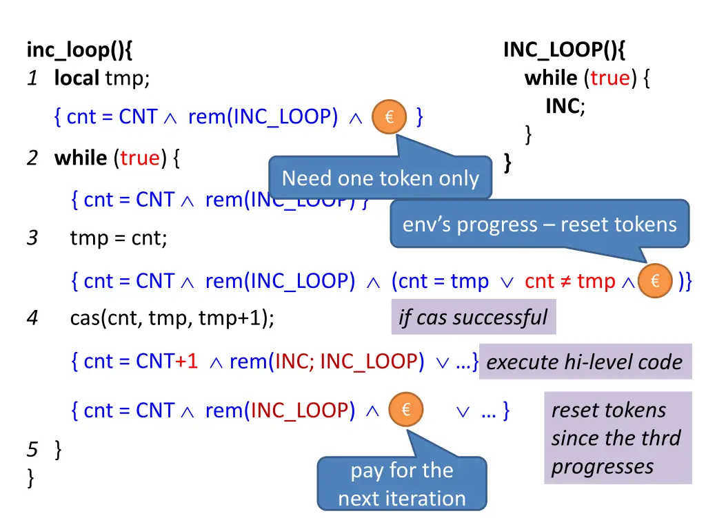 inc loop while true inc