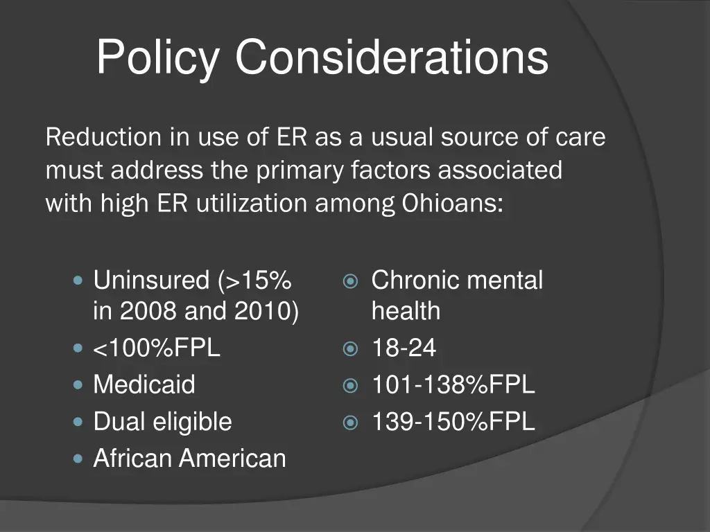 policy considerations 2