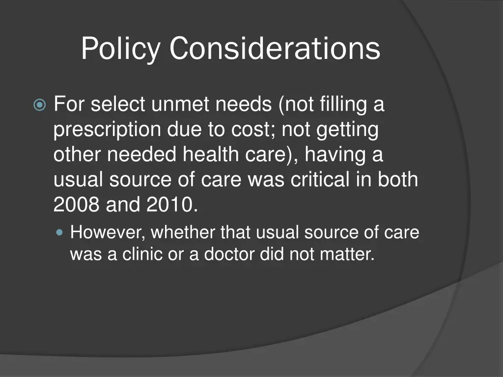 policy considerations 4