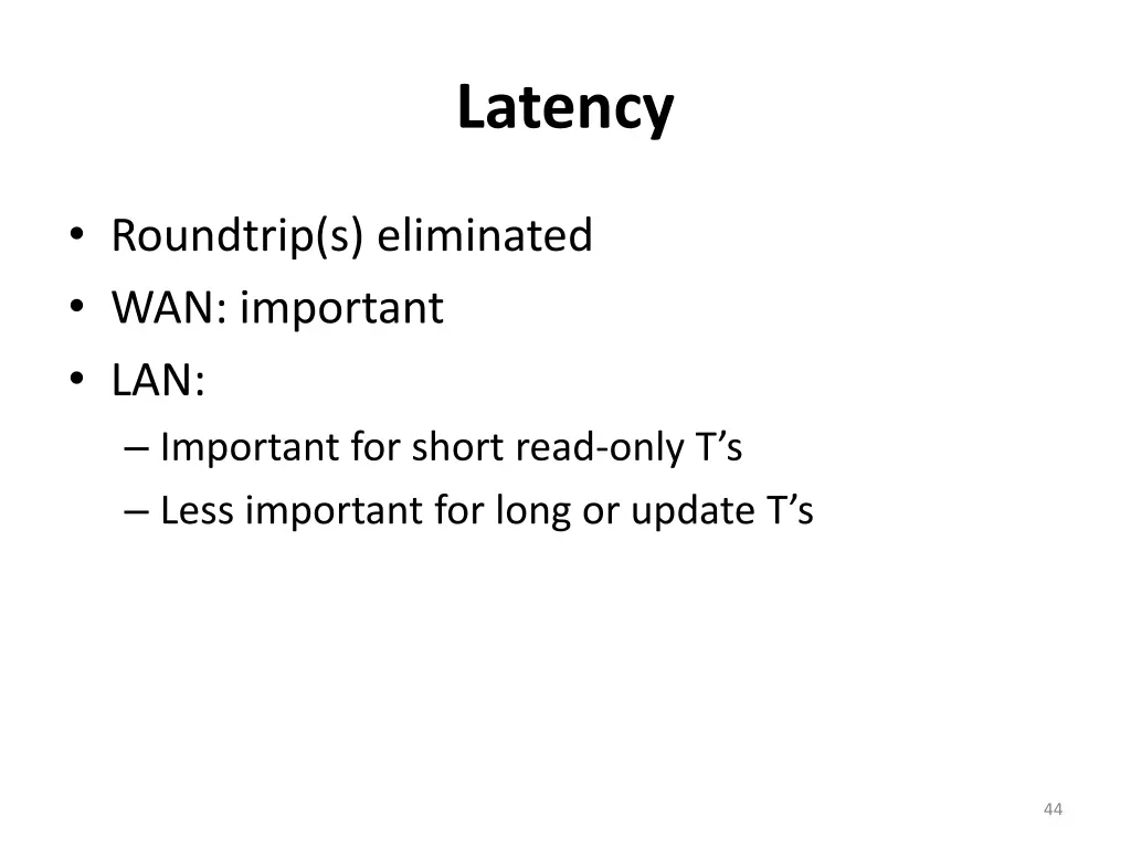 latency