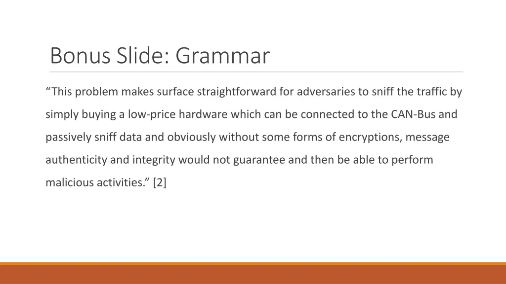 bonus slide grammar