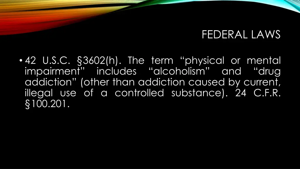 federal laws 1