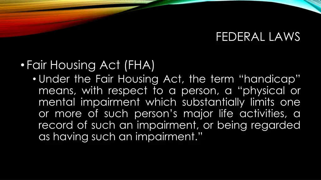 federal laws