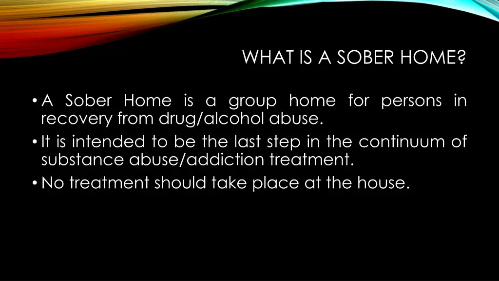 what is a sober home