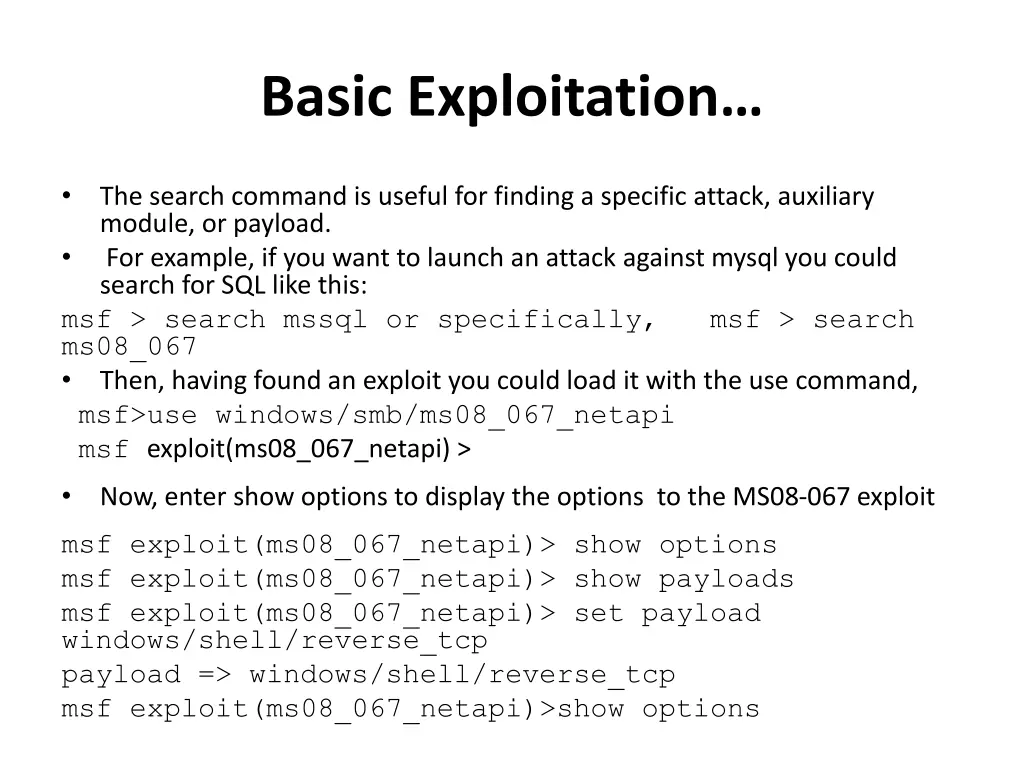 basic exploitation 1