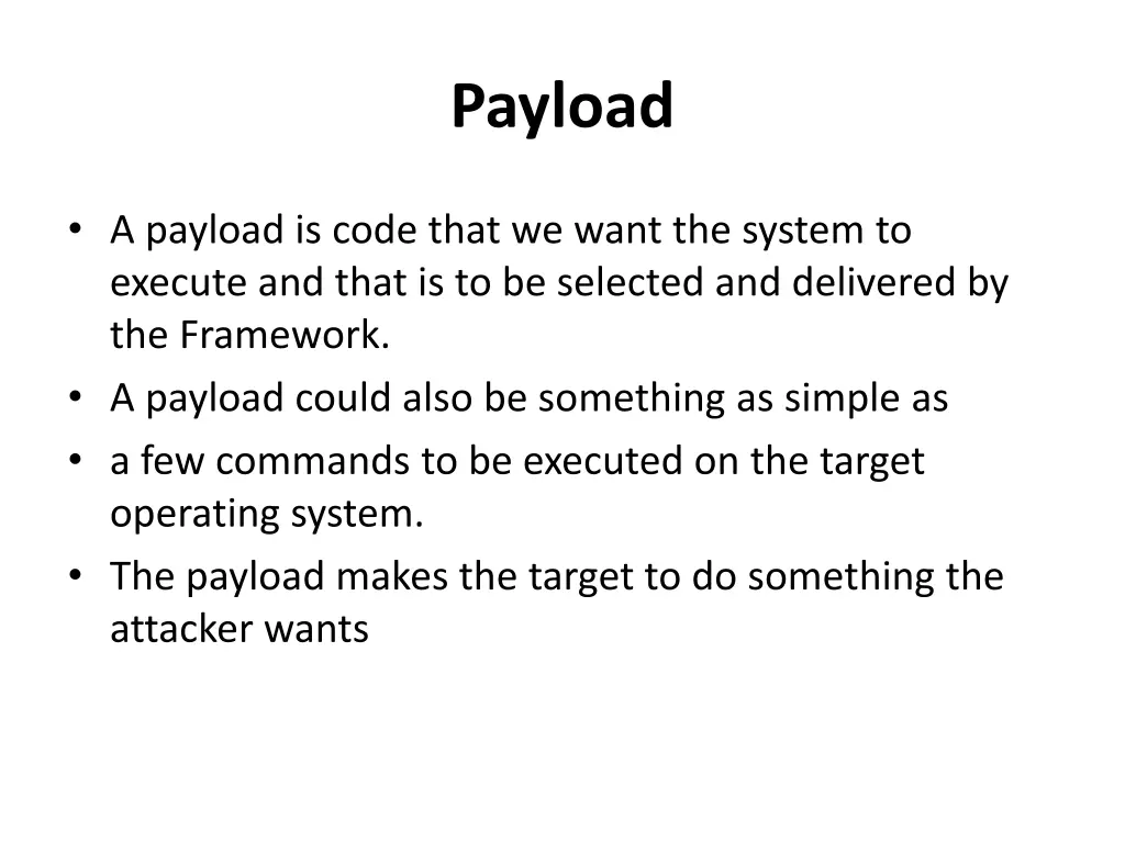 payload