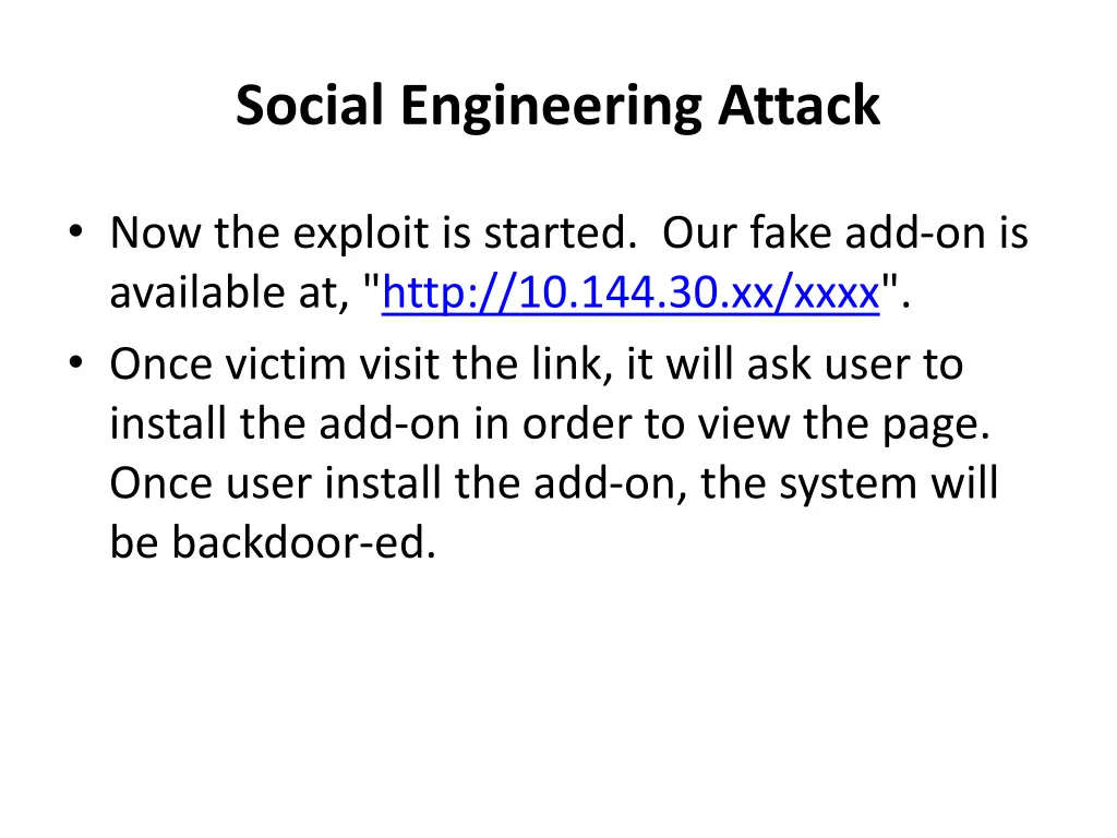 social engineering attack