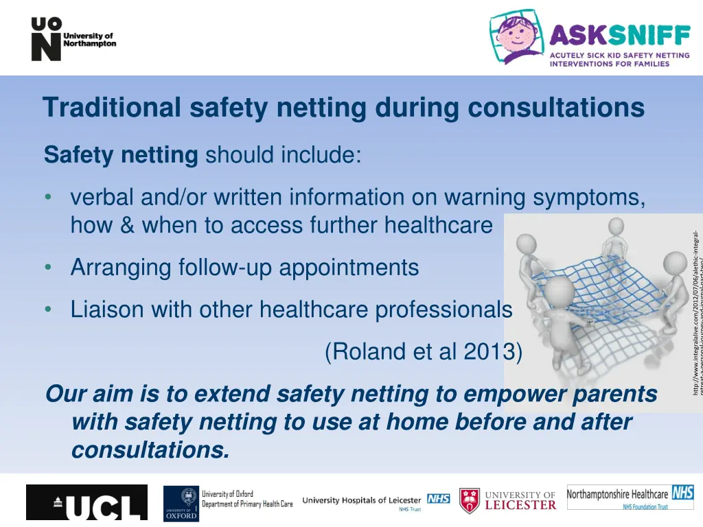 traditional safety netting during consultations