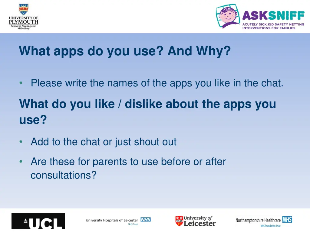 what apps do you use and why