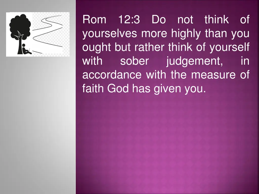 rom 12 3 do not think of yourselves more highly
