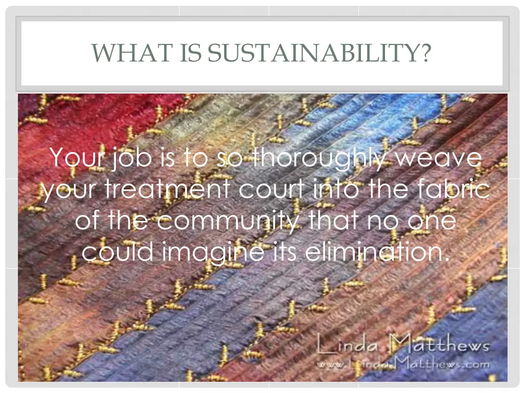 what is sustainability 1