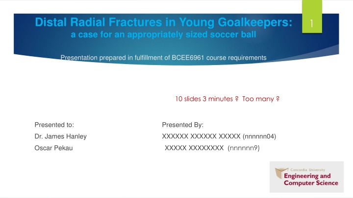 distal radial fractures in young goalkeepers