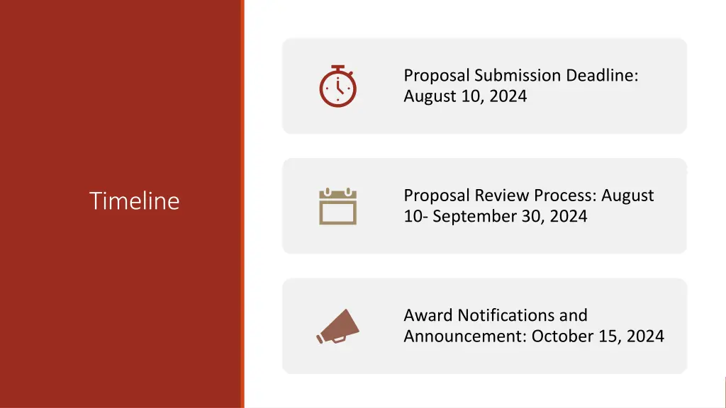 proposal submission deadline august 10 2024