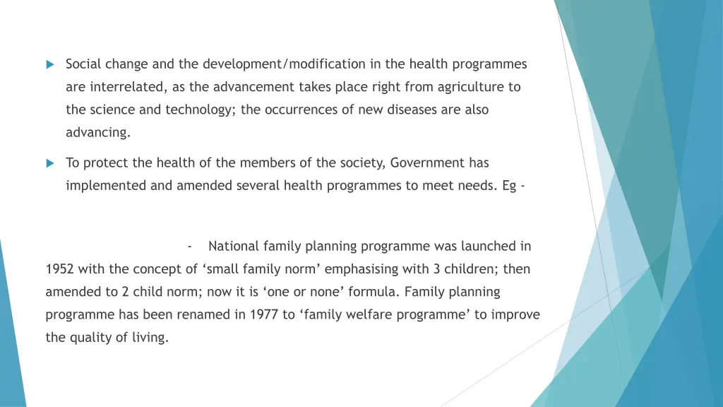 social change and the development modification