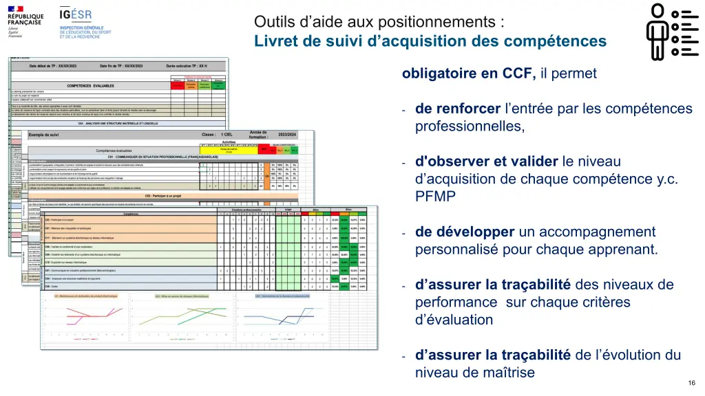 outils d aide aux positionnements livret de suivi