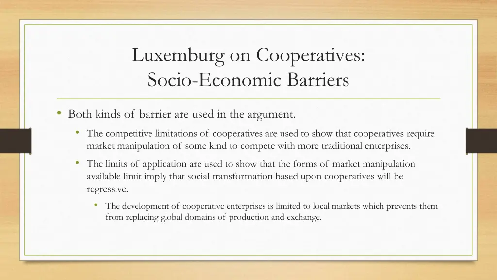 luxemburg on cooperatives socio economic barriers 1